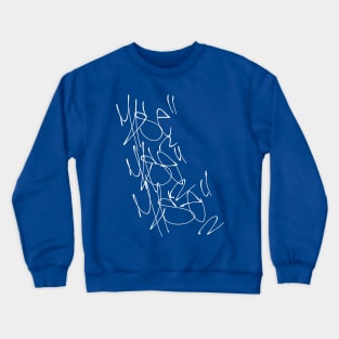 THROW UP (white) Crewneck Sweatshirt